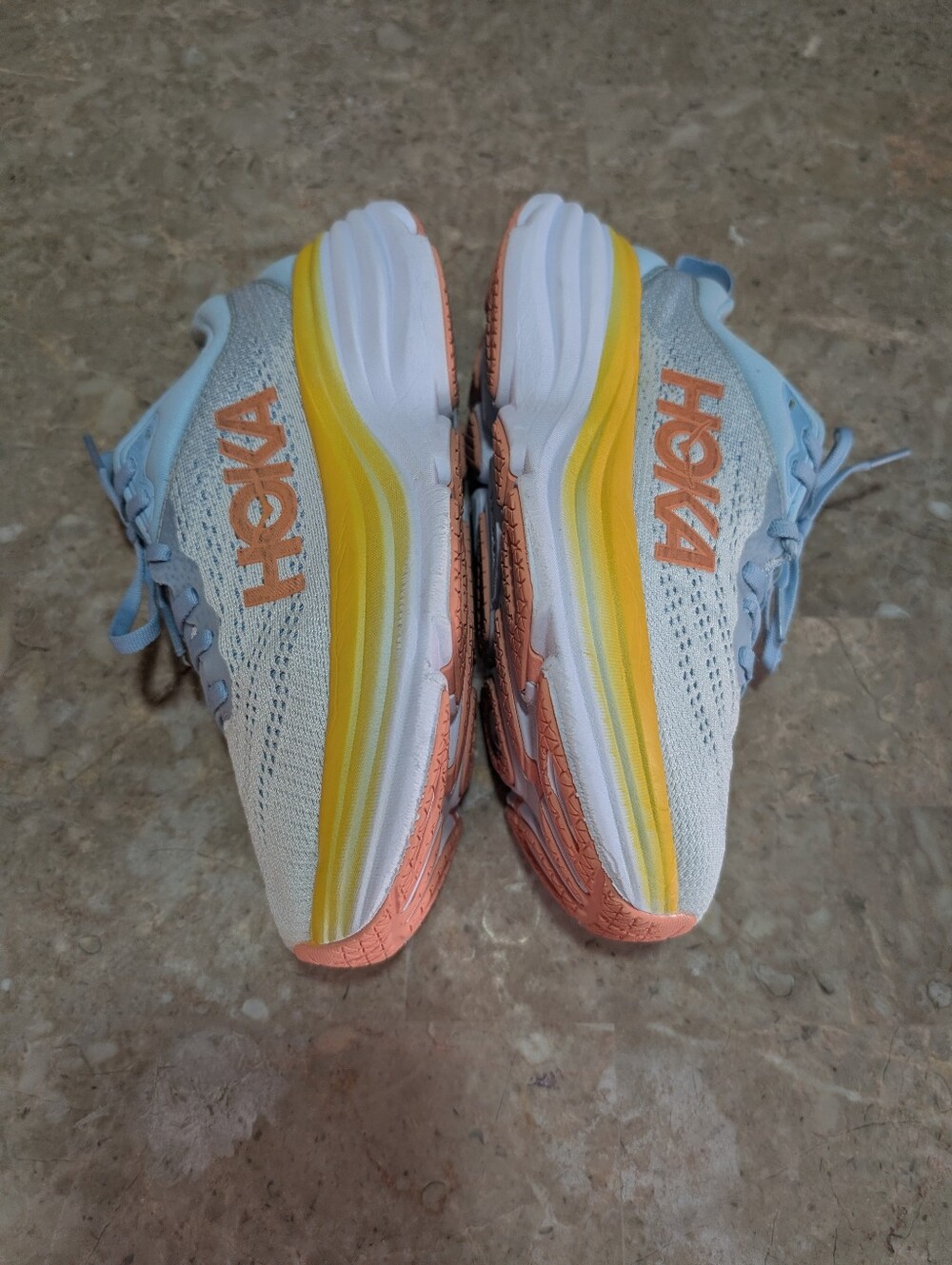 Hoka One One Bombi 8 Running Cushioned Shoes Summer Song Women's Size 7.5B - Picture 7 of 11